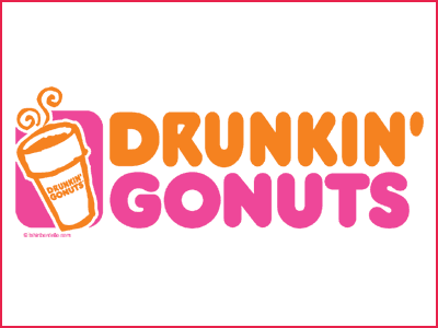 Dunkin Donuts Logo Parody